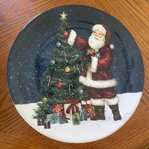 Certified International Santa Plates